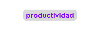 productividad