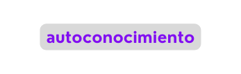 autoconocimiento